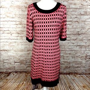 R&K Originals Geometric Print Midi Dress – Size M (8/10) – EUC